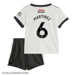 Manchester United Lisandro Martinez #6 Terza Maglia Bambino 2024-25 Manica Corta (+ Pantaloni corti)